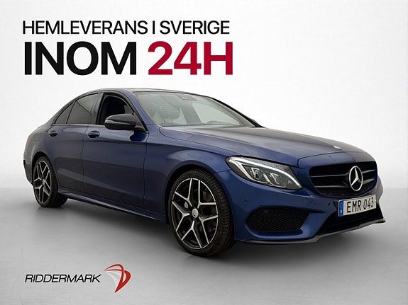 Mercedes-Benz C220 d 170hk AMG Line Night Pano Skinn Kamera