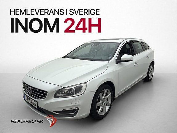 Volvo V60 D4 AWD Summum Värmare Dragkrok Taklucka VOC Läder