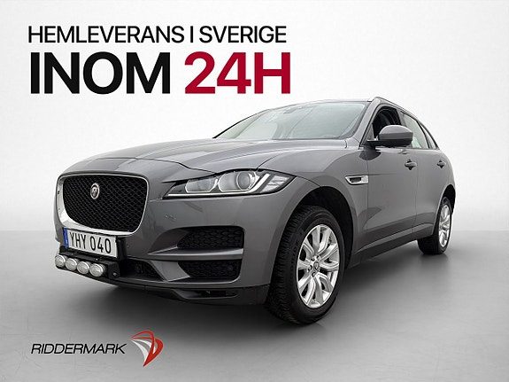 Jaguar F-PACE 20d AWD 180hk Kamera MERIDIAN-Ljud Keyless