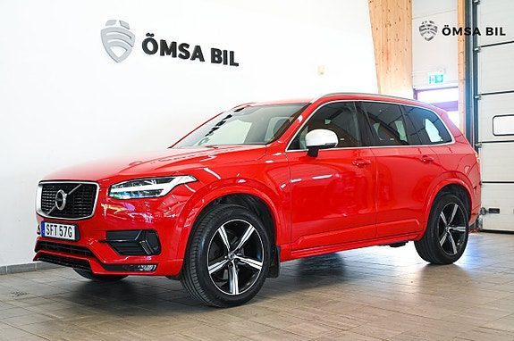 Volvo XC90 7-sits D4 R-Design Drag Carplay Navi