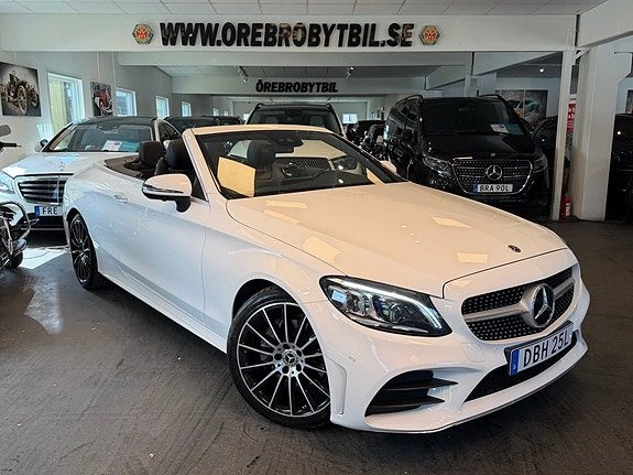 Mercedes-Benz C220 d 220 d Cabriolet AMG Line Gps Burmester Cockpit Sv-såld