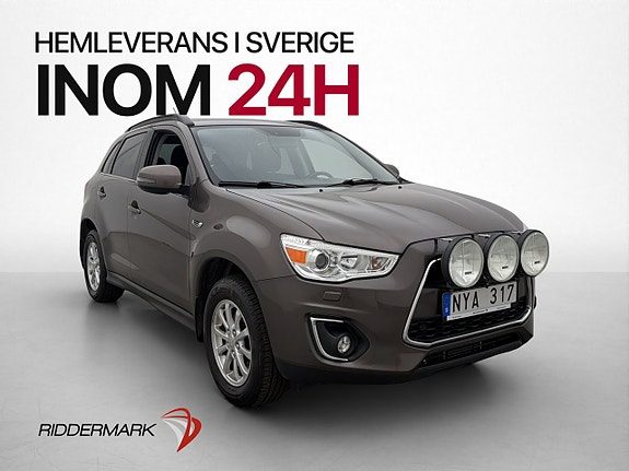 Mitsubishi ASX 2.2 4WD Comfort Dragkrok Bluetooth 2-brukare