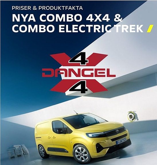 Opel Combo Lång/ 4x4 AUTOMAT! / Facelift / Service & V-Hjul