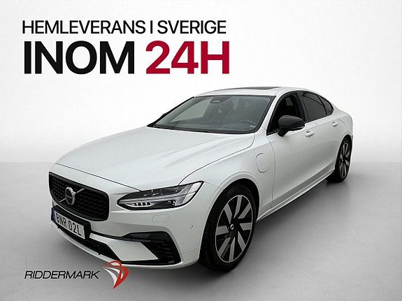 Volvo S90 Recharge T8 AWD Plus Dark Taklucka H/K 360° Läder