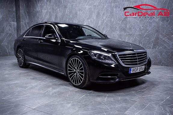 Mercedes-Benz S350 d 350 d 4MATIC Lång 21" Pano Luft Kamera Ambient Skinn