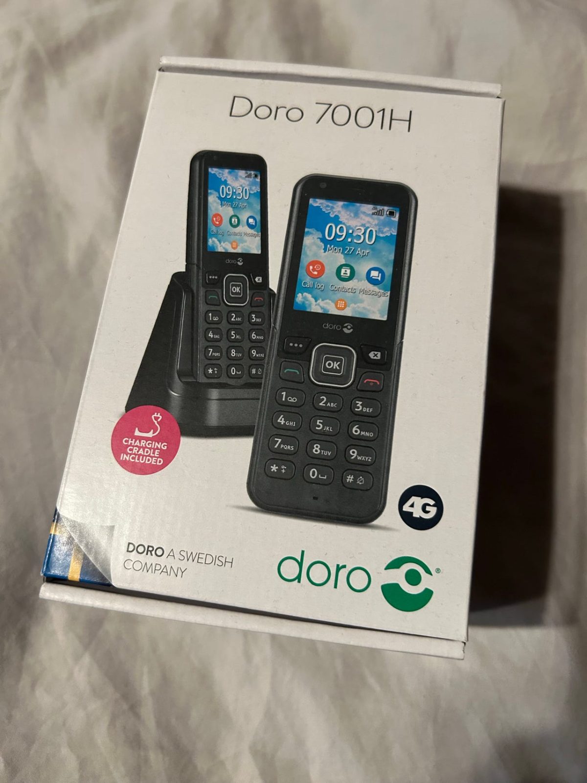 Oanvänd Doro 7001H, obruten förpackning
