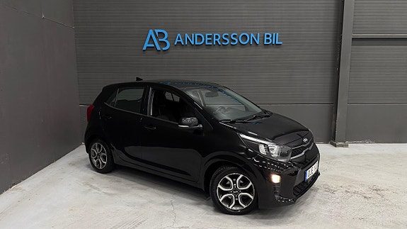 Kia Picanto 1.0 MPI GLS Kamera Carplay Rattvärme Aurora Black Pearl