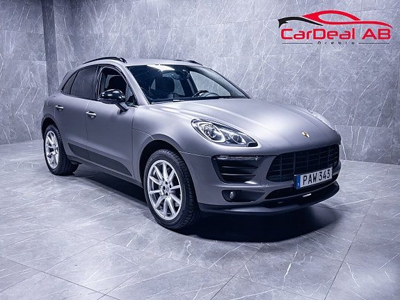 Porsche Macan S S Diesel PDK AWD 258hk Värmare 14-Vägs Kamera Läder
