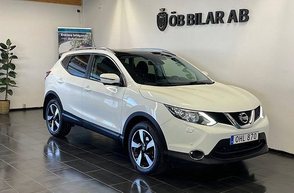 Nissan Qashqai 1.2 DIG-T Euro 6 / Lågamil / Panorama Tak 115 hk