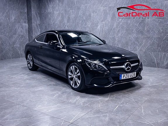 Mercedes-Benz C200 200 Coupé 7G-Tronic Plus Kamera Navi Halvskinn Paddlar