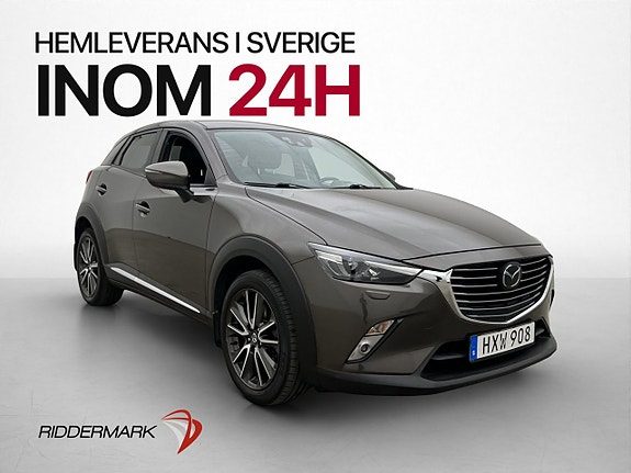 Mazda CX-3 AWD 2.0 Optimum BOSE Läder Head-Up Backkamera