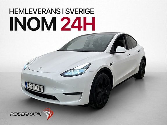 Tesla Model Y Long Range AWD 514hk Autopilot Kamera Sv-Såld