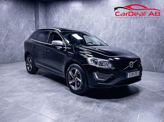 Volvo XC60 D4 AWD 190hk R-Design PRO Pano Värmare Kamera Navi VOC