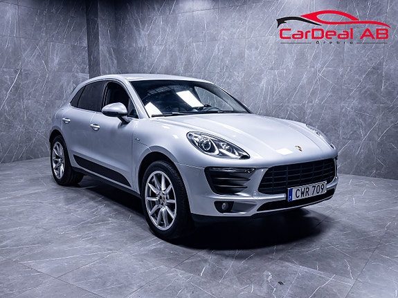 Porsche Macan S Diesel PDK 258hk Sport Chrono Luft Skinn Navi Drag