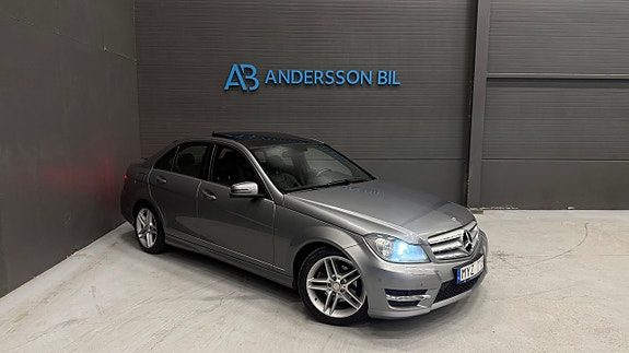 Mercedes-Benz C200 200 CDI AMG Line Panorama Navi Blåtand Ny Besiktad
