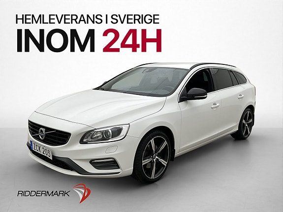 Volvo V60 D4 190hk R-Design VOC Dragkrok Värmare Navigation