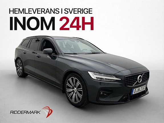 Volvo V60 D4 AWD R-Design Panorama 360° HuD H/K Drag Läder