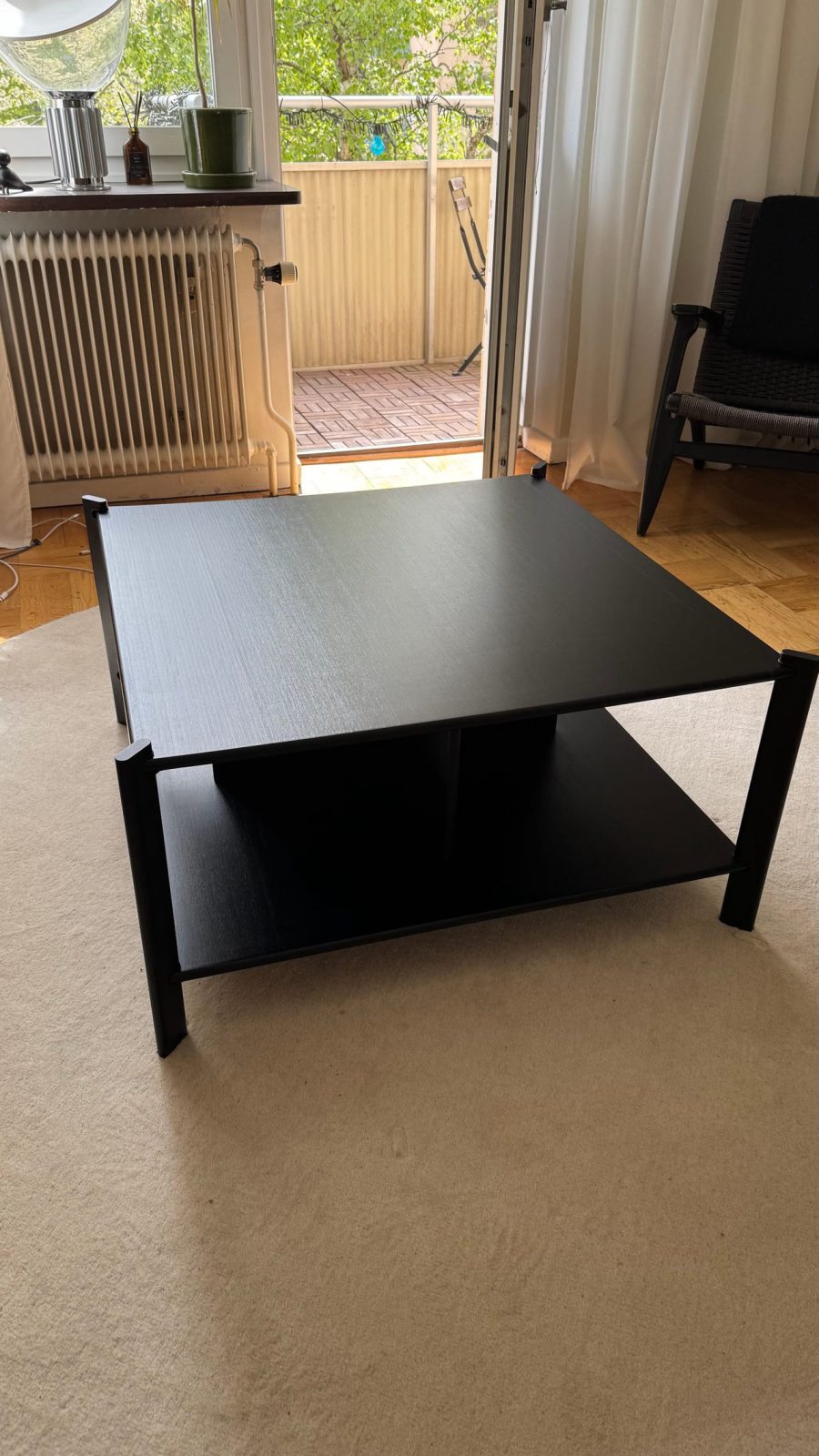 Jättesta soffbord svart IKEA