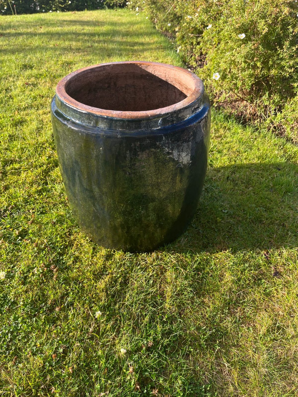 Kruka glaserad keramik
