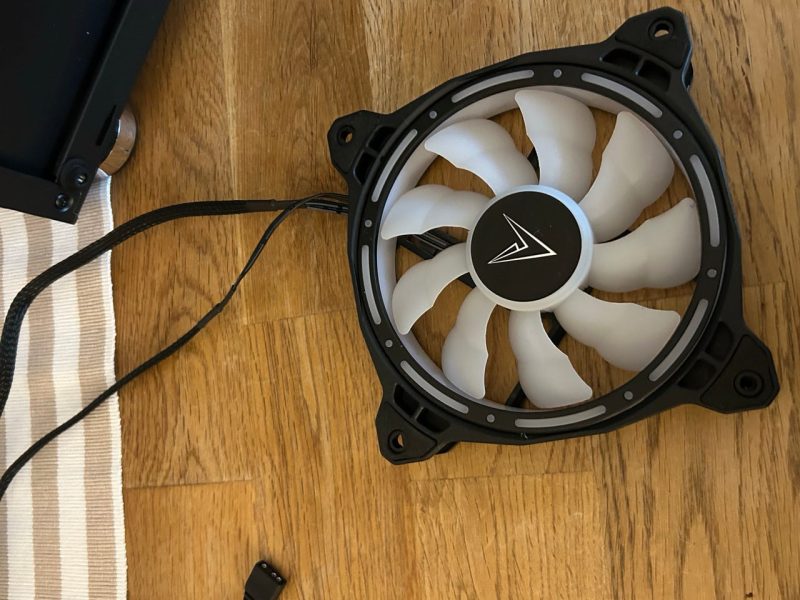 Allied Gaming Kylarpaket: 5st ARGB-fläktar + Vit CPU-kylare (Inte