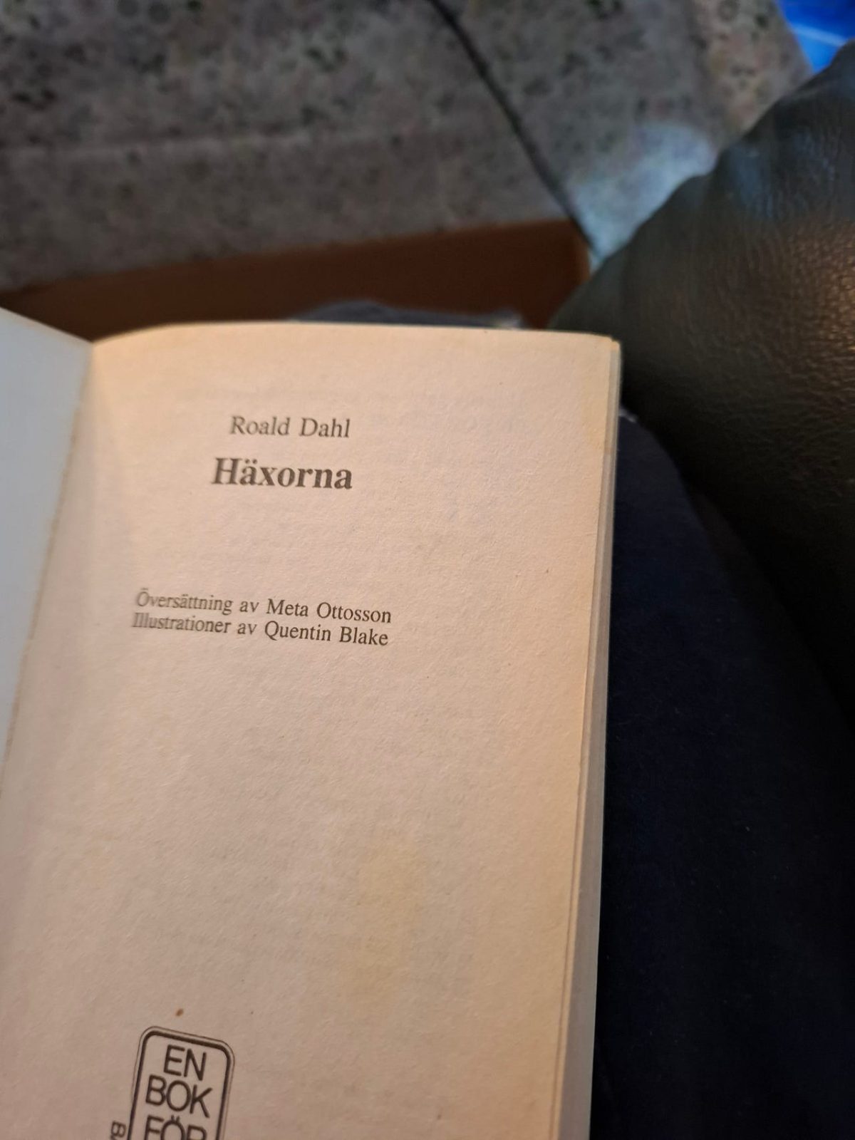 Roald Dahl Häxorna bok på svenska