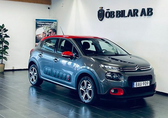 Citroen C3 1.2 PureTech 82 Euro 6 / Lågamil / Nyservad 83 hk