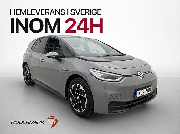 Volkswagen ID.3 Pro Performance 204hk Navi Ambient CarPlay