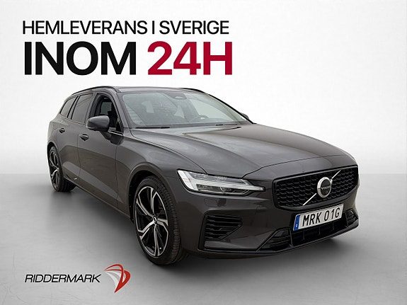 Volvo V60 Recharge T6 AWD 399hk Ultimate Dark Pano BLIS HuD