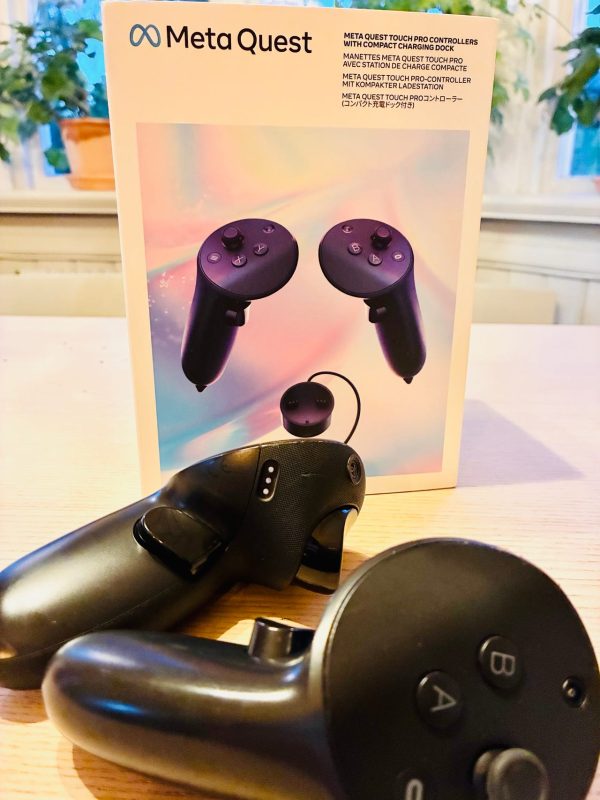 Meta Quest touch pro kontroller svart