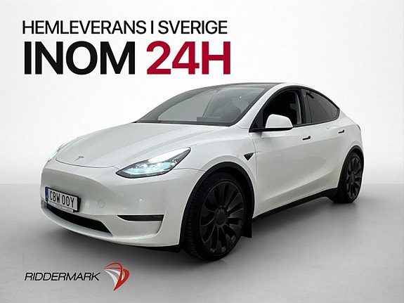 Tesla Model Y Performance 534hk MOMS Autopilot Värmepump