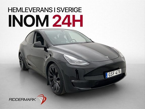 Tesla Model Y Performance 534hk MOMS Adaptiv-fart Värmepump