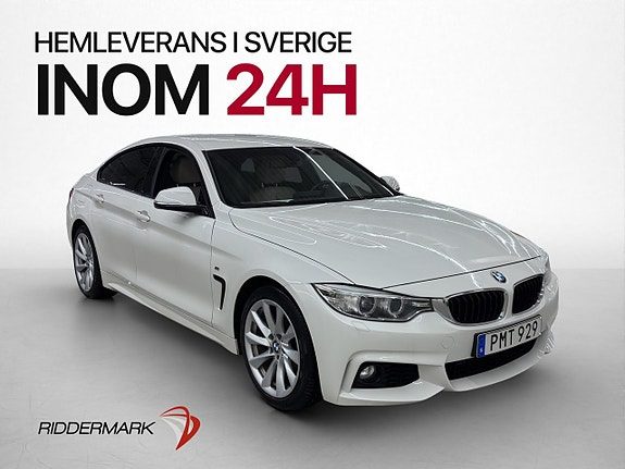 BMW 420d D Gran Coupé 190hk M-Sport Ljust-Läder Dragkrok