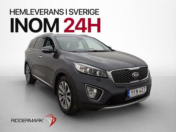 Kia Sorento 2.2 CRDi AWD Panorama Drag 360° Vent-Säten Läder
