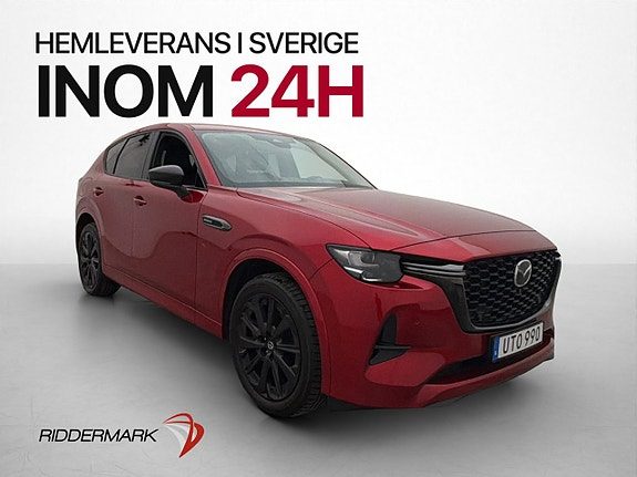 Mazda CX-60 PHEV 327hk 360° BOSE HuD Rattvärm MOMS