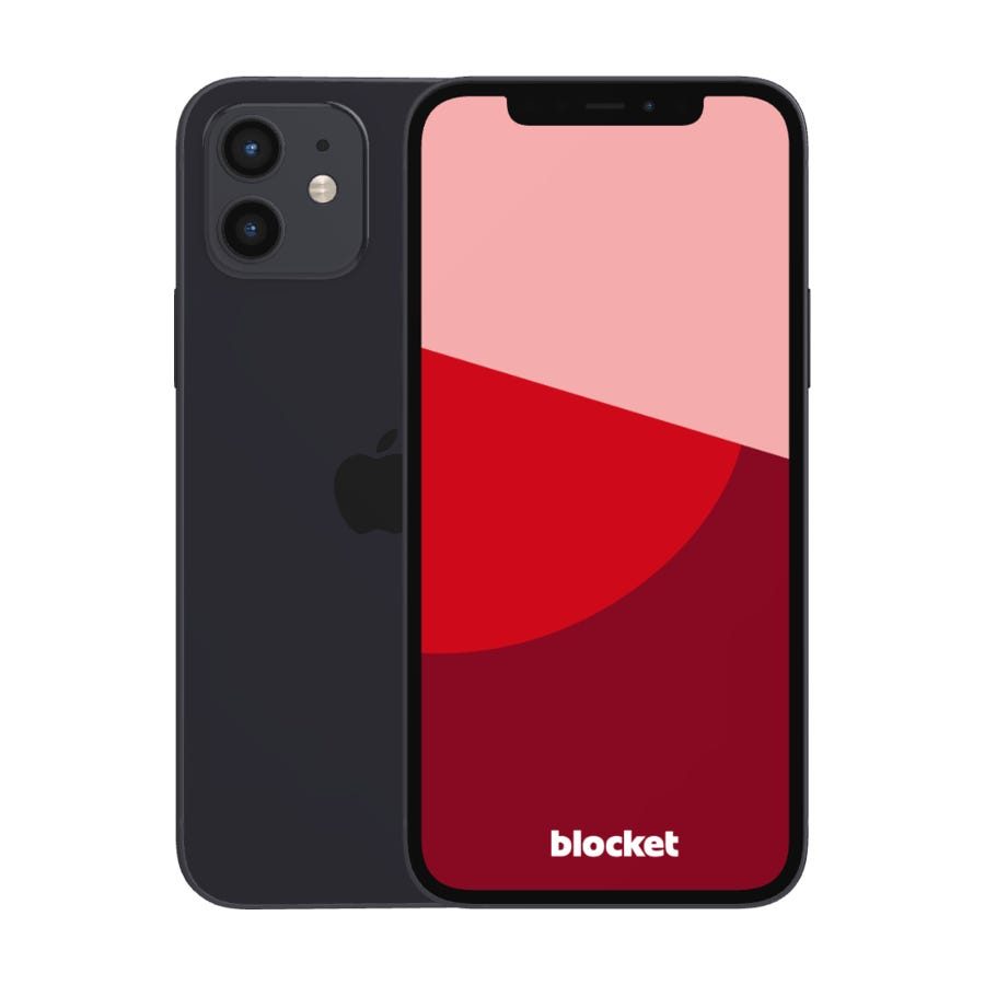 iPhone 12 - 64 GB - Svart - Grade C