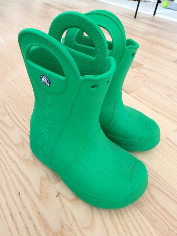 Crocs gummistövlar stl 25 gröna unisex