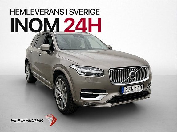 Volvo XC90 B5 AWD Inscription Värmare 360 Drag B&W