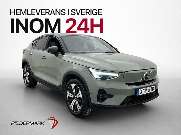 Volvo C40 Twin Motor Ultimate Pano H/K 360° Värmepump Elstol