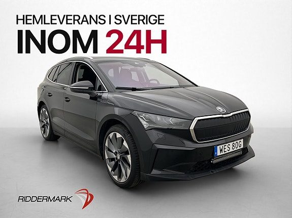Skoda Enyaq 80 High MOMS Drag Kamera Läder Elstol CarPlay