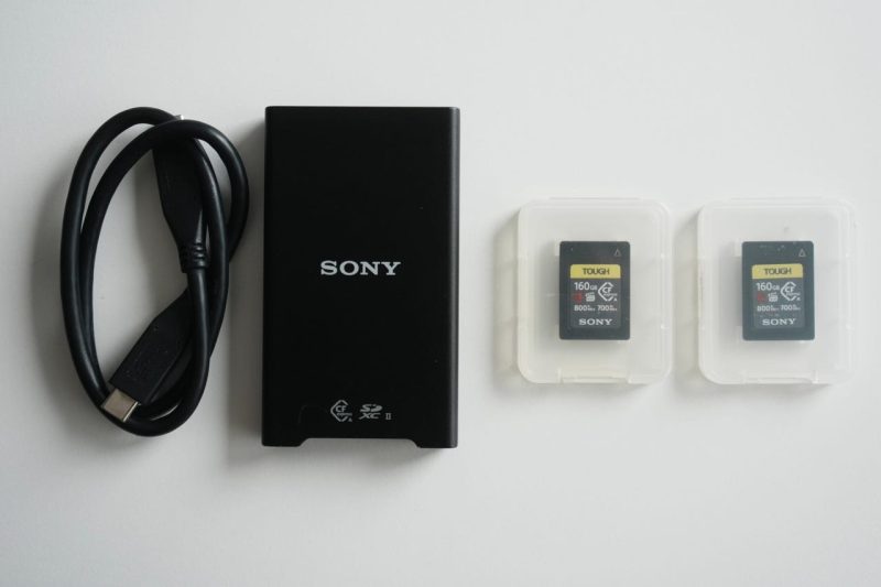 Sony CFexpress Type A 160GB x2 + Sony MRW-G2 kortläsare