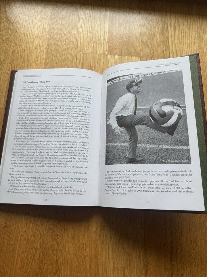 Olympiska profiler och stofiler – Bibliofilupplaga 2004, signerad