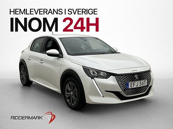 Peugeot e-208 136hk P-sensor Bluetooth Farthållare Bluetooth