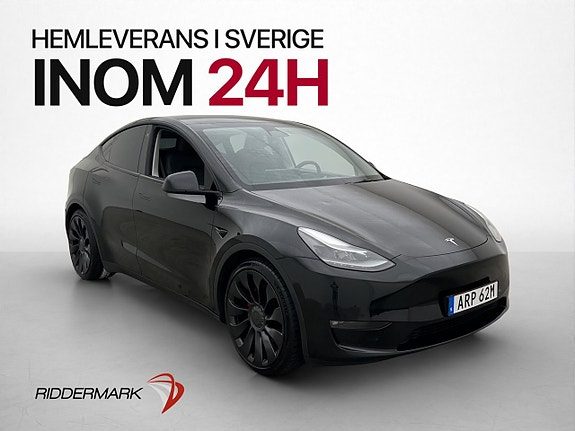 Tesla Model Y Performance 534hk Autopilot Kamera Pano MOMS