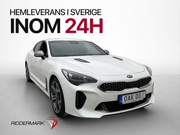 Kia Stinger AWD 200hk GT-Line 360° Navi Rattvärme CarPlay