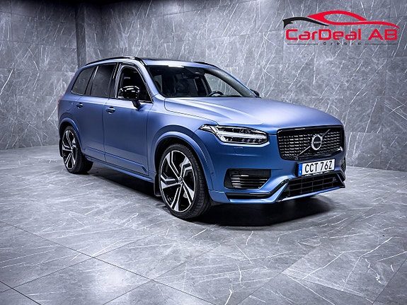 Volvo XC90 Recharge T8 AWD Ultimate Dark 7-Sits Pano B&W Luft HUD