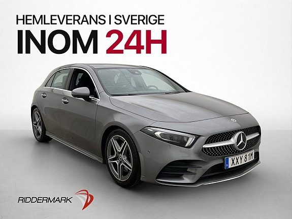 Mercedes-Benz A200 200 AWD AMG Line Värmare Kamera Pano Navi