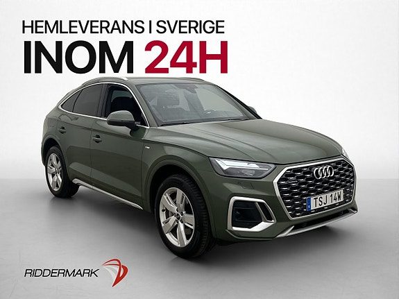 Audi Q5 Sportback 55 TFSI e Quattro 367hk S-line Drag Kamera