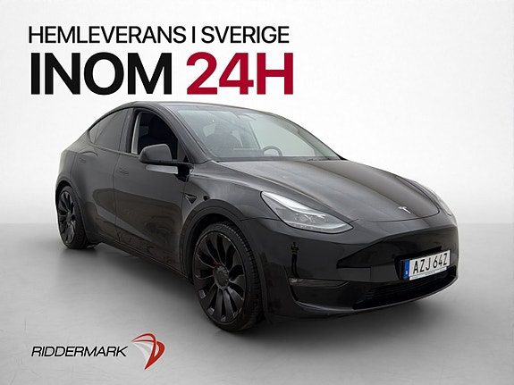 Tesla Model Y Performance 534hk Värmepump Dragkrok MOMS