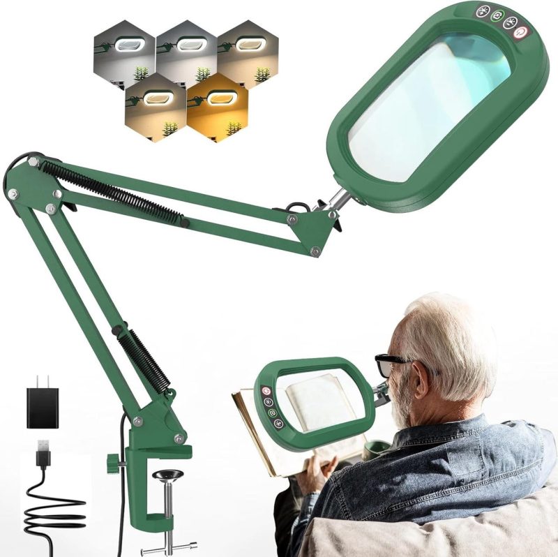 Förstoringslampa med LED-belysning 10x – Helt ny & oanvänd