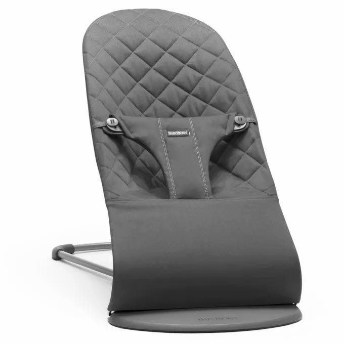 BabyBjörn Babysitter Bliss – Antracitgrå / Klassisk Quilt